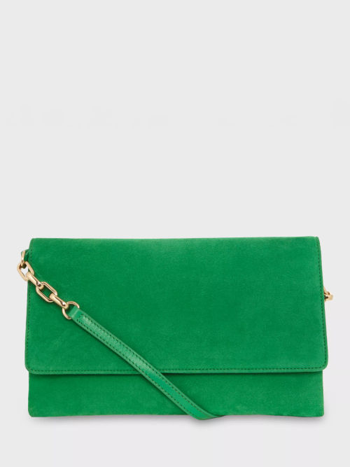 Hobbs Chelsea Suede Clutch Bag