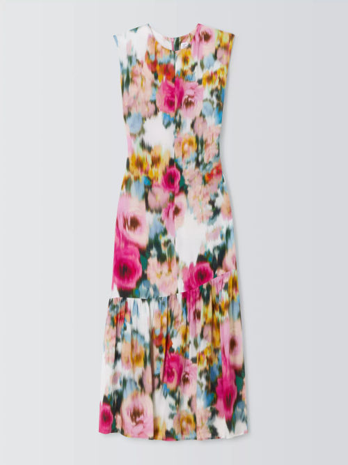 John Lewis Rose Print Dress,...