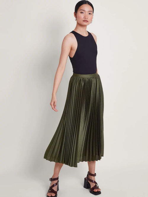 Monsoon Evelyn Pleated Midi...