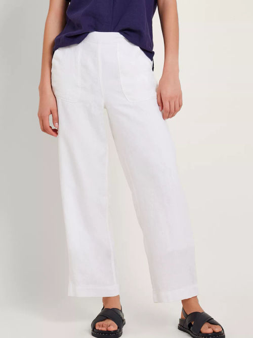 Monsoon Parker Linen Cropped...