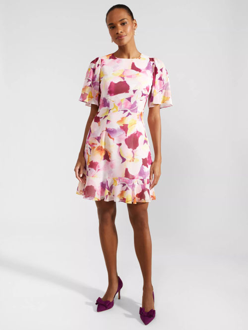 Hobbs Iona Floral Mini Dress,...