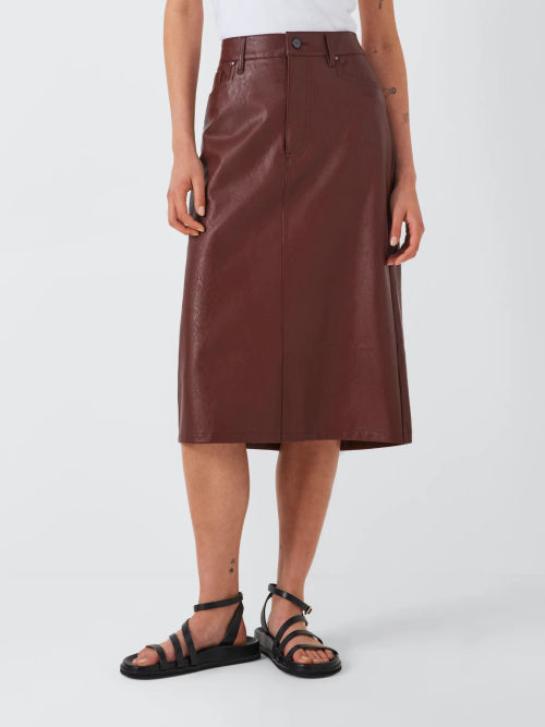 PAIGE Siren Faux Leather Midi...