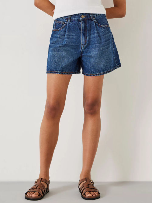 HUSH Larissa Denim Shorts,...