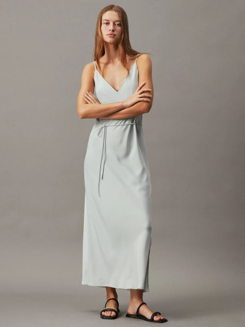 Calvin Klein Slip Midi Dress,...
