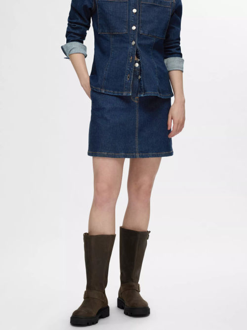 SELECTED FEMME Ilu Denim Mini...