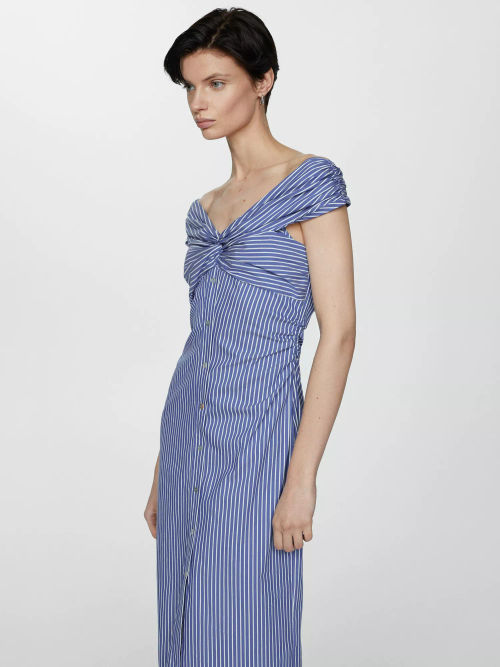 Mango Norma Stripe Midi...