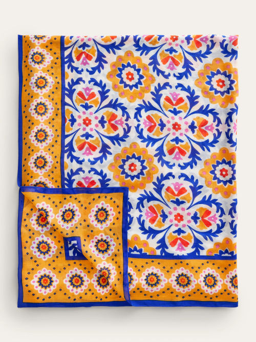 Boden Printed Sarong Scarf,...