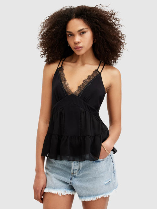 AllSaints Rowen Lace Trim...