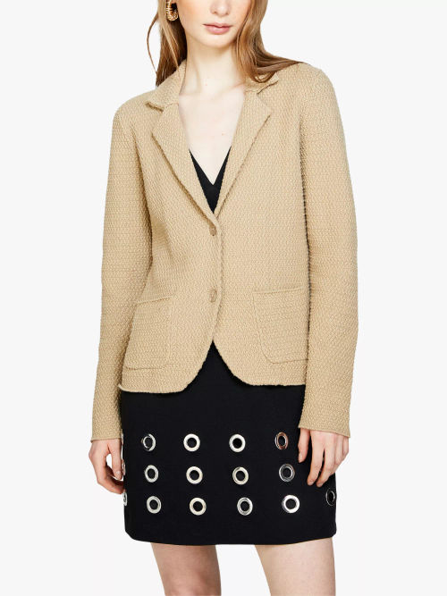 SISLEY Knitted Cotton Blazer