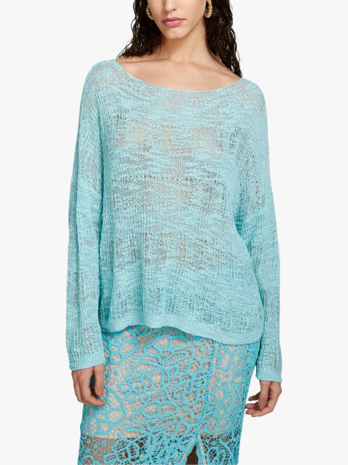 SISLEY Crepe Yarn Jumper