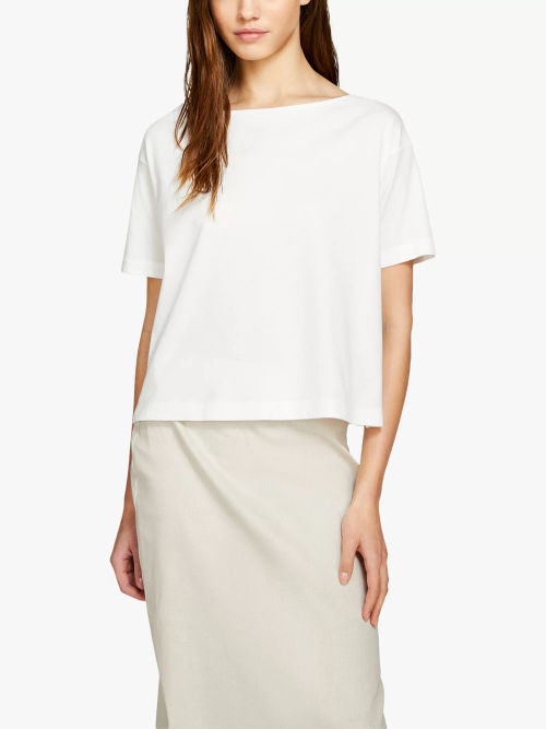 SISLEY Boxy Fit Cropped Boat...