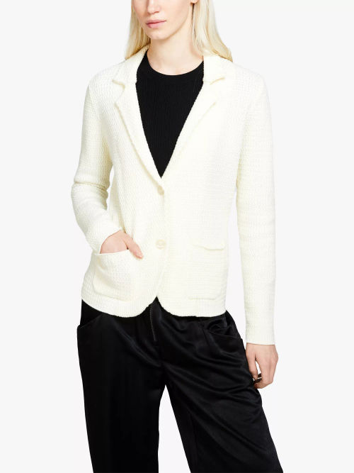 SISLEY Knitted Cotton Blazer