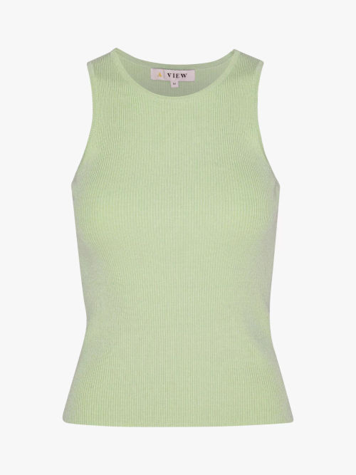 A-VIEW Rib Knit Tank Top