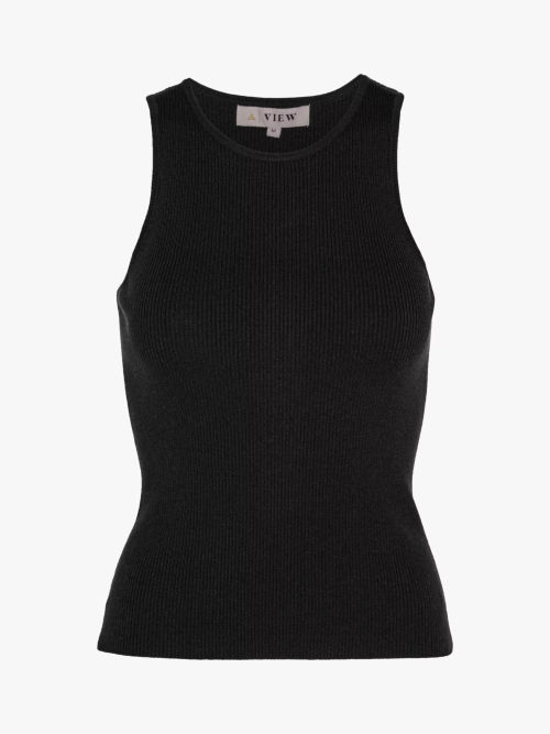 A-VIEW Rib Knit Tank Top