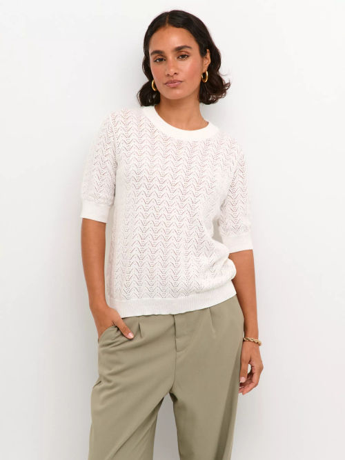 KAFFE Magda Half Sleeve Knit...