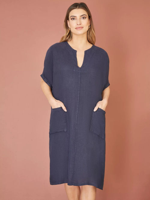 Yumi Italian Linen Tunic Dress