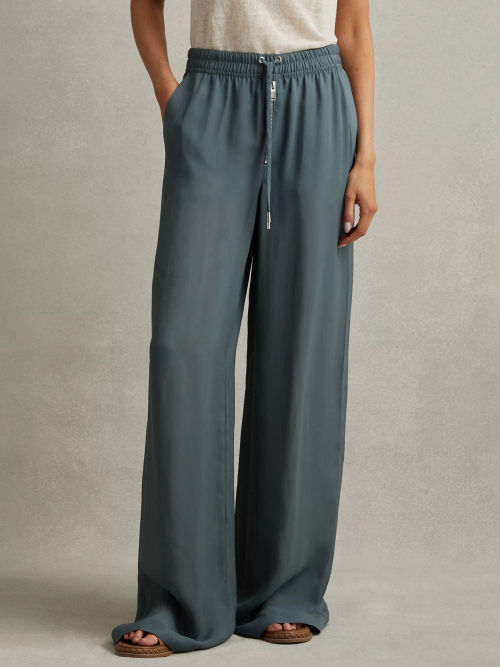 Reiss Cameilla Wide Leg Zip...