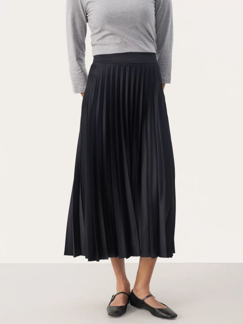 Part Two Veneda Pleated Midi...