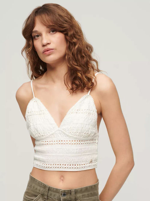 Superdry Jersey Lace Cropped...