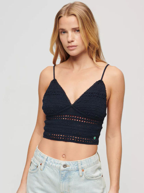 Superdry Jersey Lace Cropped...