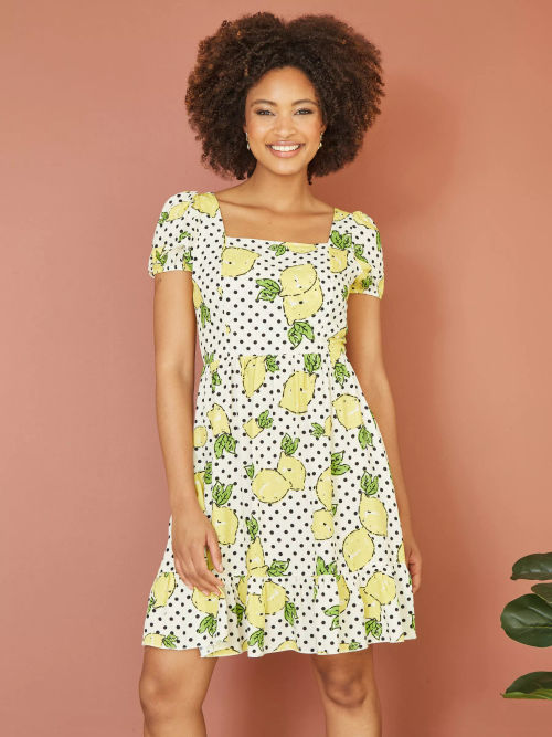 Mela London Lemon Print Mini...