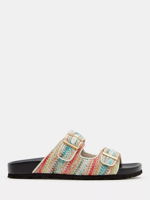 HUSH Raffia Buckle Comfy...