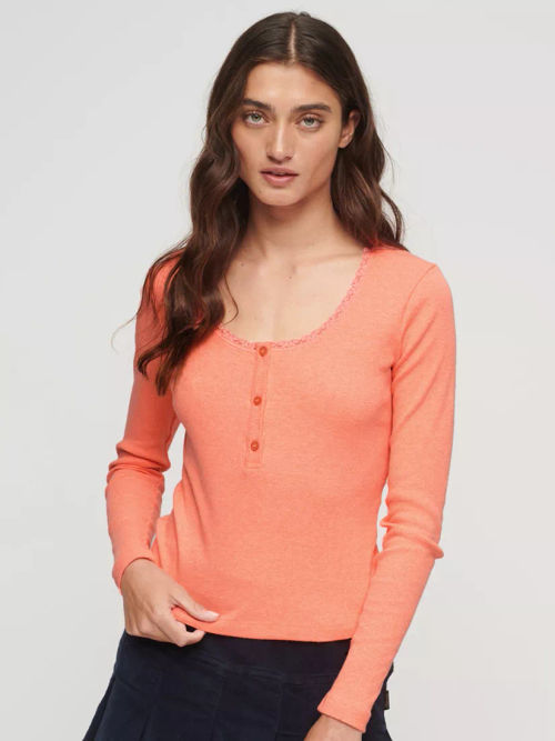 Superdry Ribbed Long Sleeve...