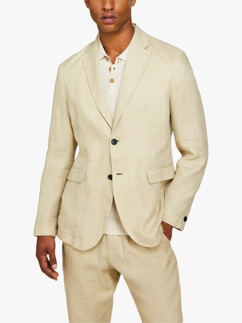 SISLEY Relaxed Fit Linen...