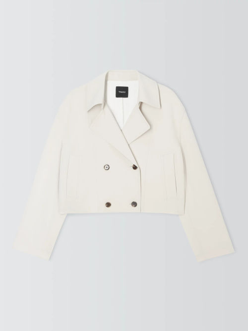 Theory Crop Trench Coat,...