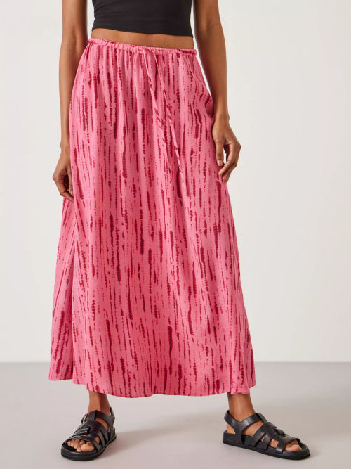 HUSH Tia Striped Tie Dye Maxi...