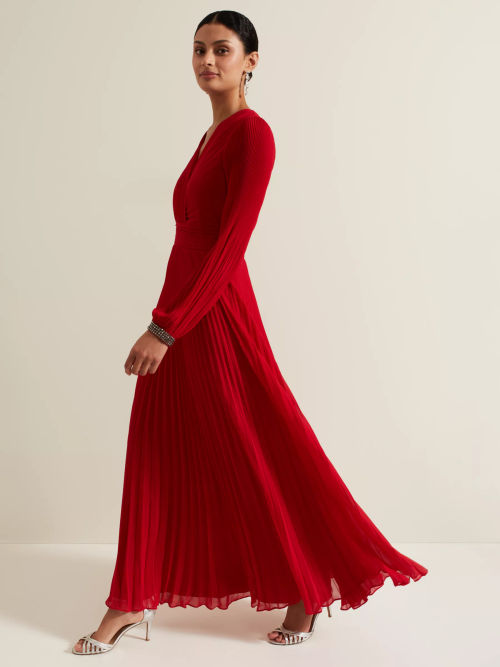 Phase Eight Vila Pleated Maxi...