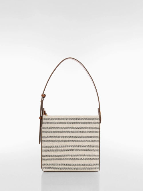 Mango Stripe Shopper Bag,...