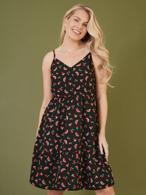 Yumi Watermelon Mini Dress,...