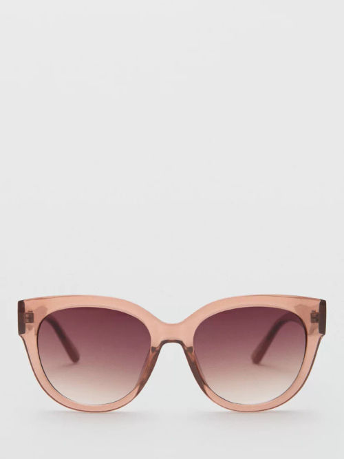 Mango Melia Round Sunglasses