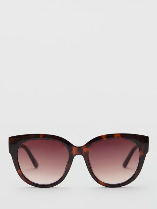 Mango Melia Round Sunglasses