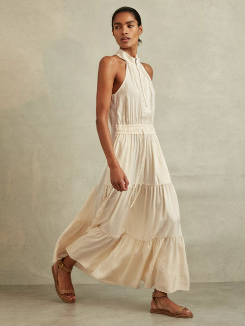 Reiss Taylor Halterneck Maxi...