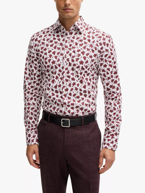 BOSS Slim Fit Abstract Print...