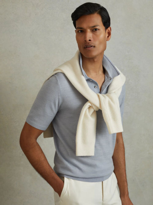 Reiss Manor Merino Wool Polo...