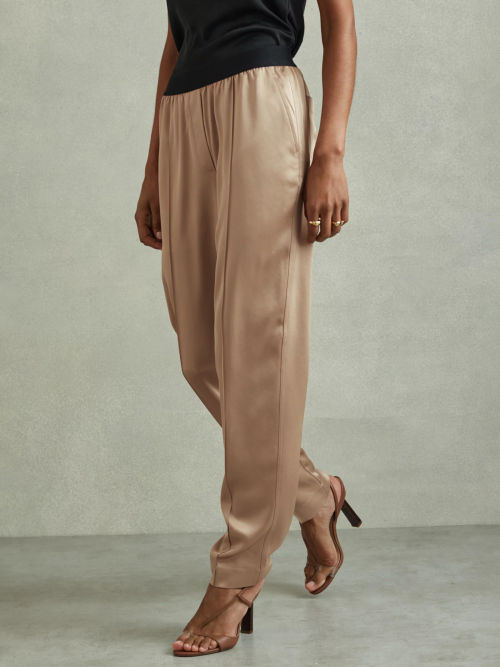 Reiss Elea Satin Trousers,...