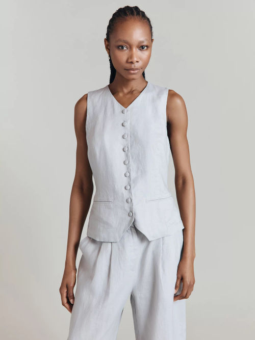 Ghost Coco Linen Waistcoat,...