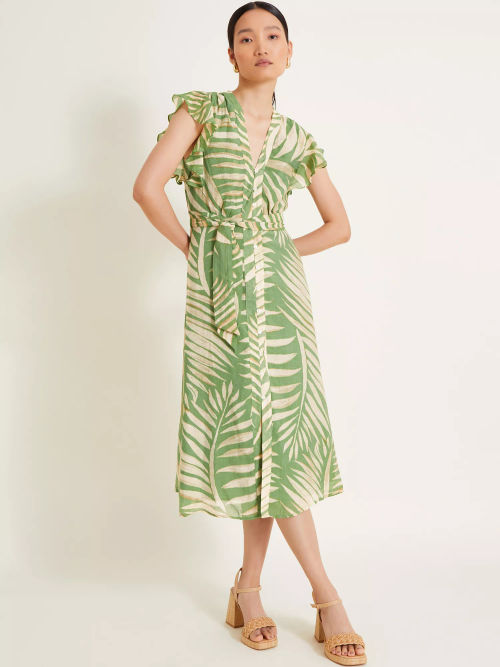 Monsoon Parmella Print Dress,...