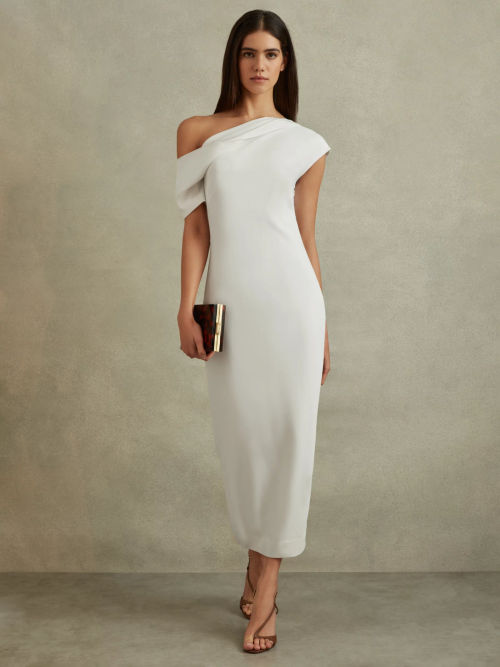 Reiss Laurey Draped Bodycon...