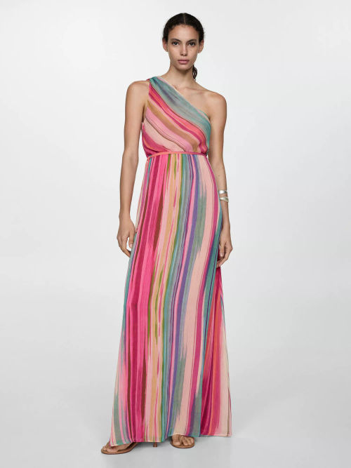 Mango Piru Stripe Maxi Dress,...