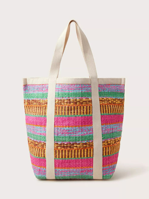 Monsoon Woven Stripes Tote...