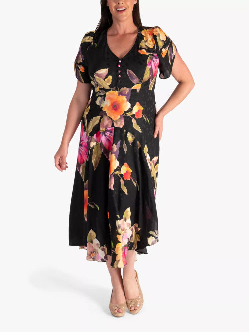 chesca Floral Print Midi...