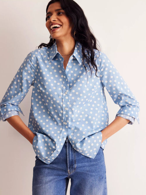 Boden Sienna Polka Dot Shirt,...