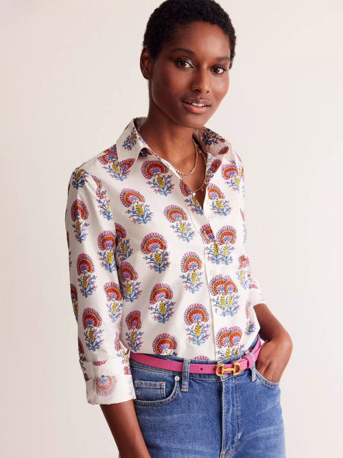 Boden Sienna Floral Shirt,...