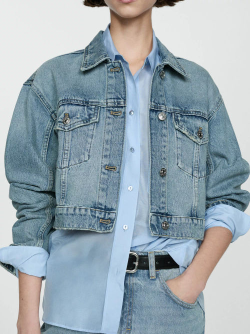 Mango Amy Denim Jacket, Mid...