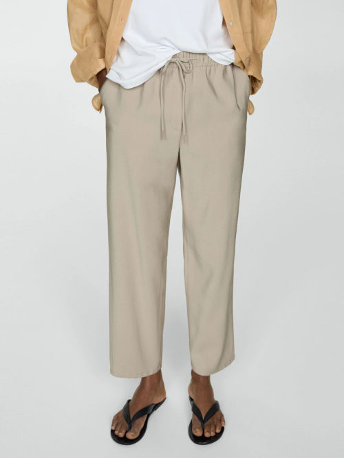 Mango Fluido Trousers, Light...