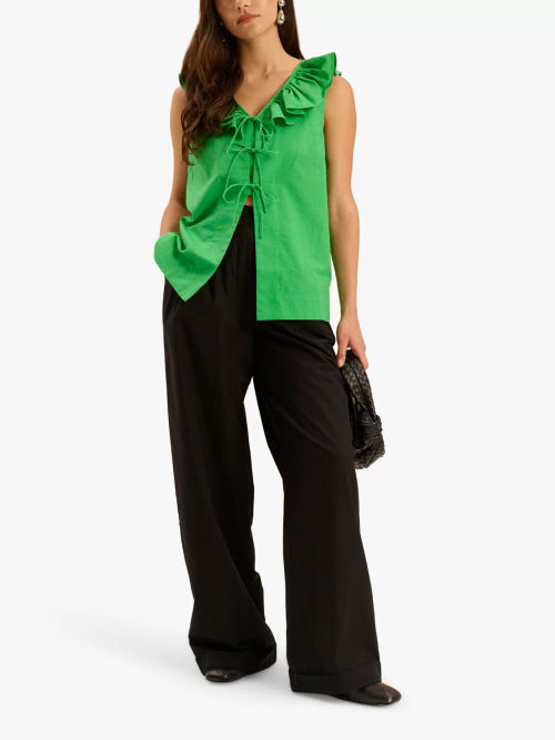 OMNES Candy Pleat Trousers,...